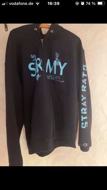 Stray Rats Stray Rats x Champion [SRMY Zip Hoodie]