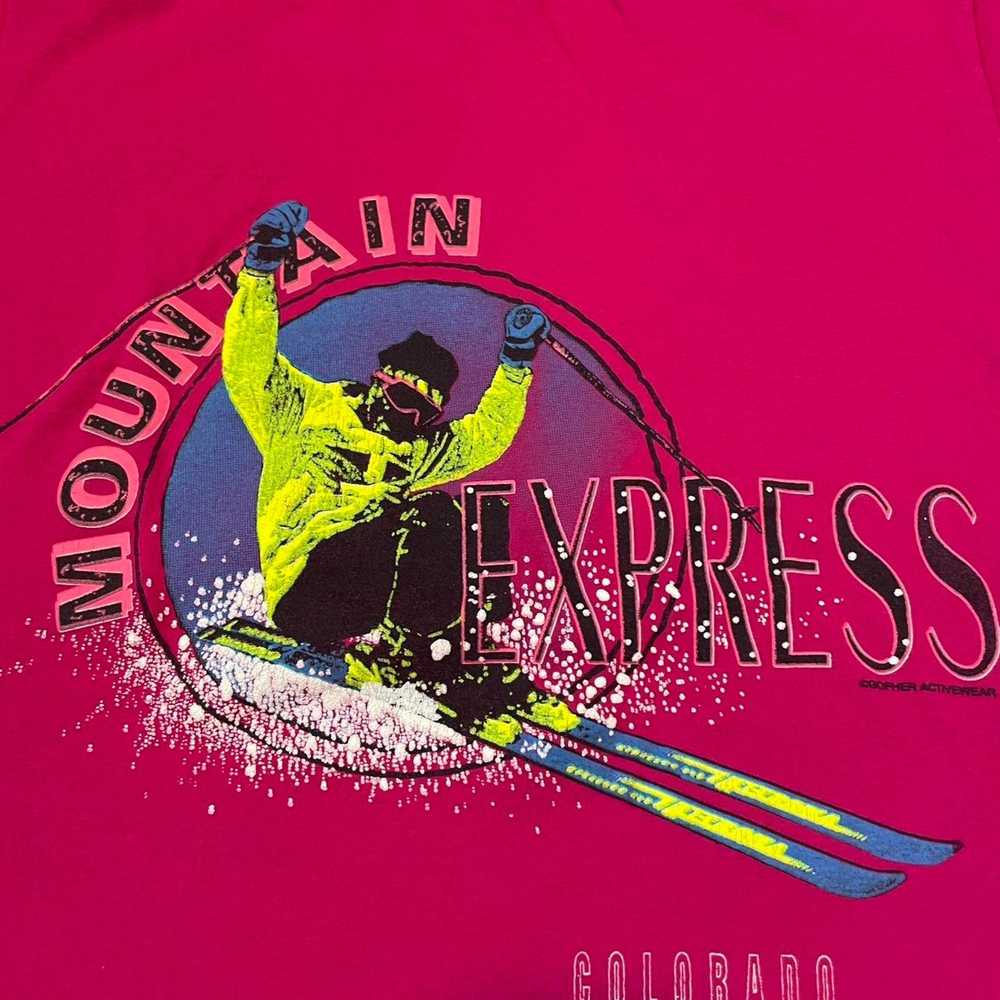 Jerzees Vintage neon colored ski tee - image 2