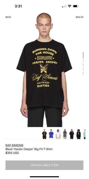 Raf Simons Raf Simons “Harder Deeper” T-Shirt