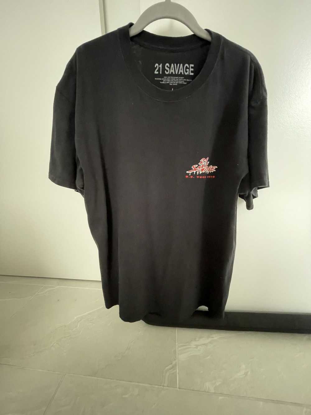 21 Savage 21 Savage 2018 Tour T-Shirt - image 1