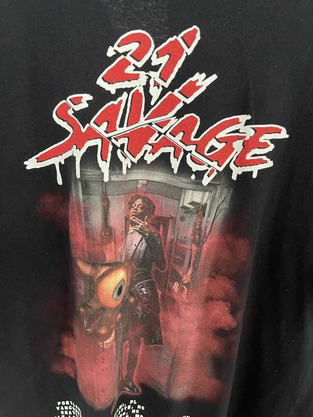 21 Savage 21 Savage 2018 Tour T-Shirt - image 3