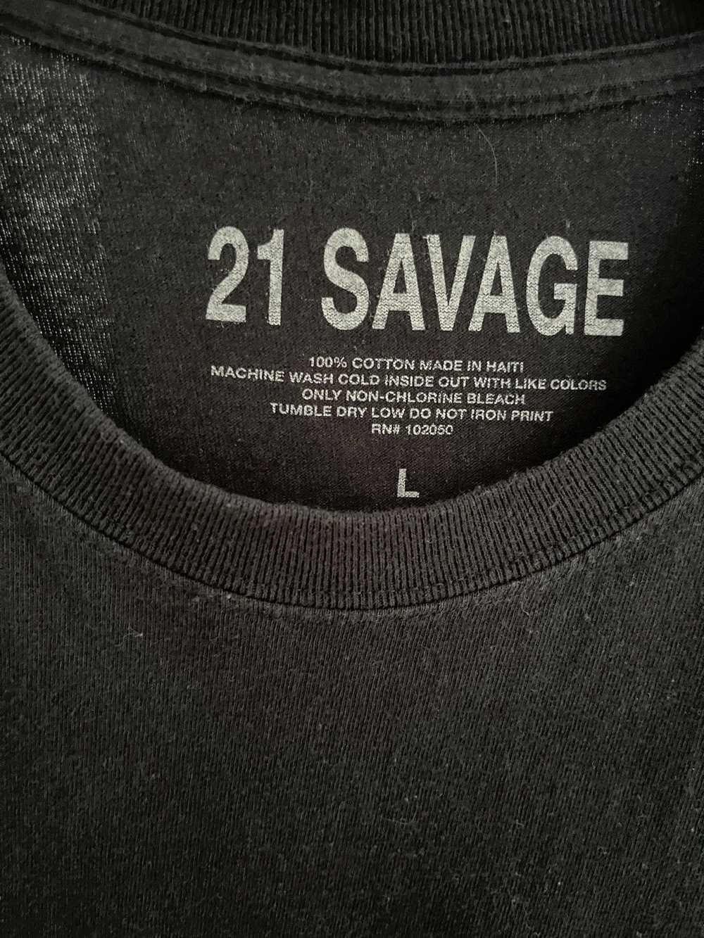 21 Savage 21 Savage 2018 Tour T-Shirt - image 5