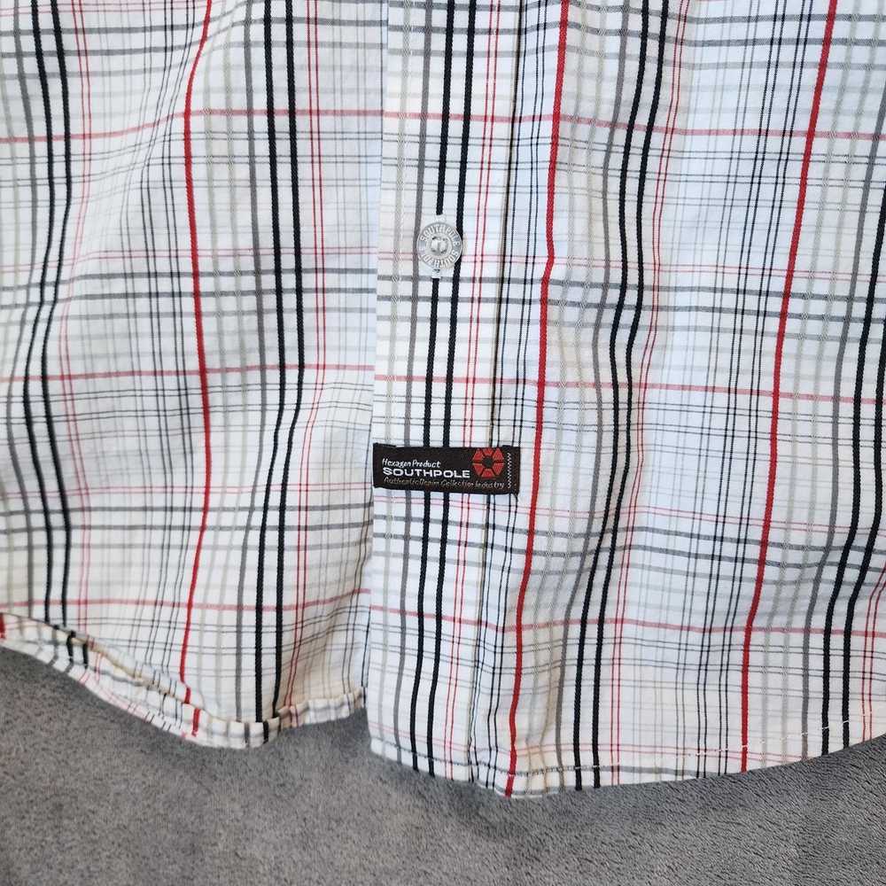 Southpole Southpole Grid Plaid Shirt Men's Large … - image 7