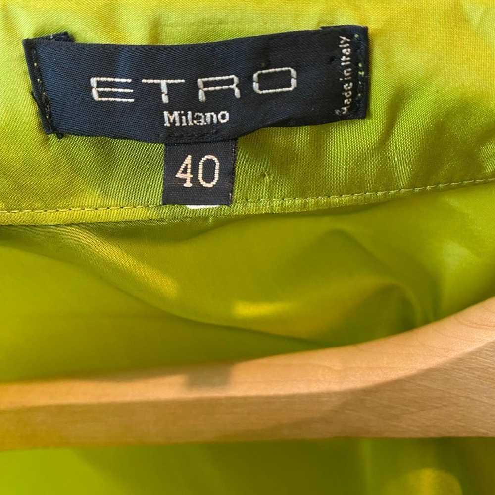 Etro Milano Button Down Shirt Women’s Size Small - image 8