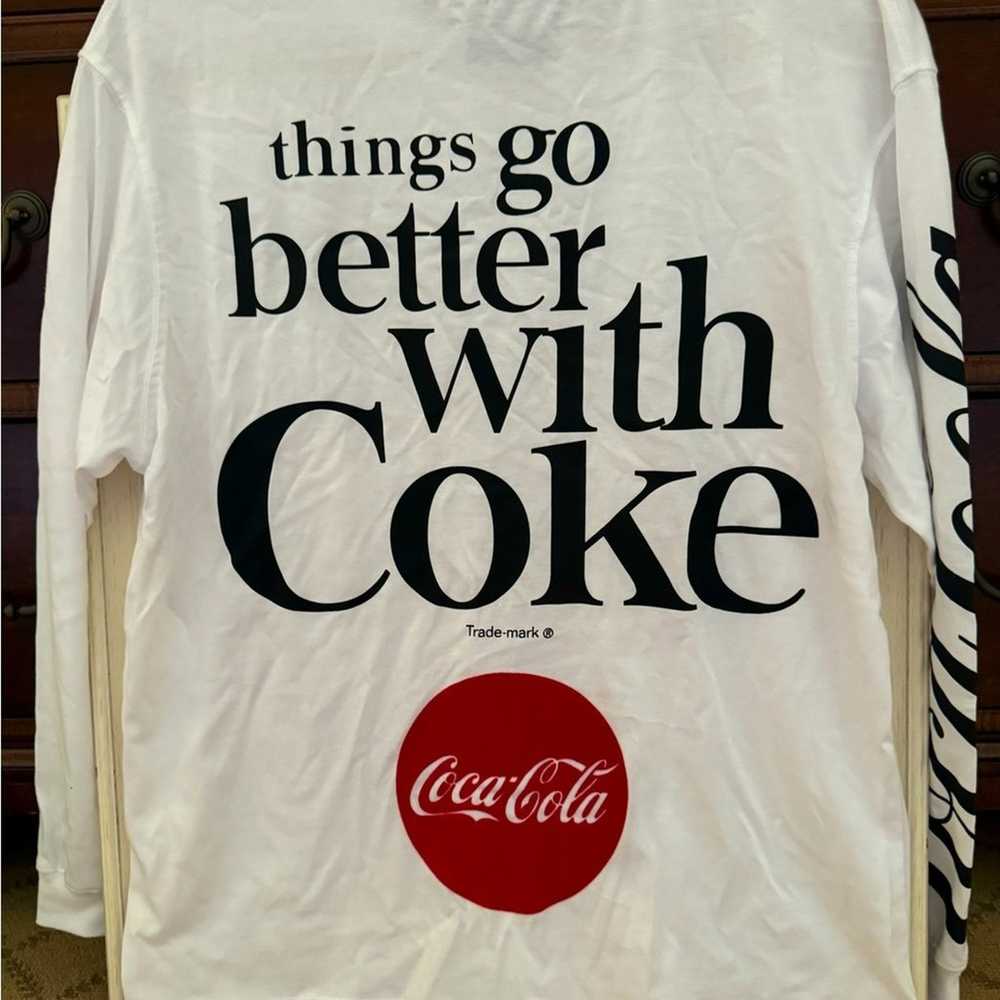 Zara and Coca-Cola collaboration long sleeve whit… - image 2