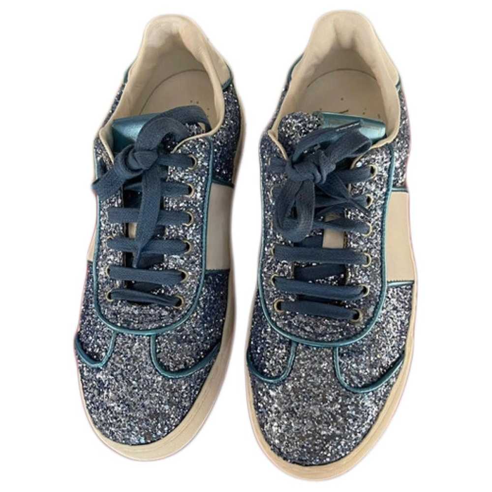 Valentino Garavani Glitter trainers - image 1