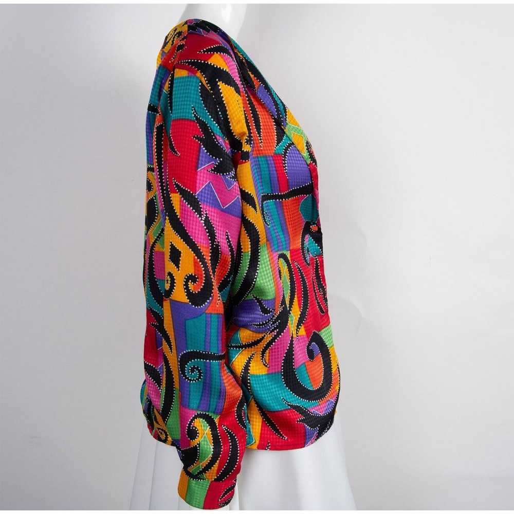 Pierre Cardin VTG Pierre Cardin bright abstract p… - image 4