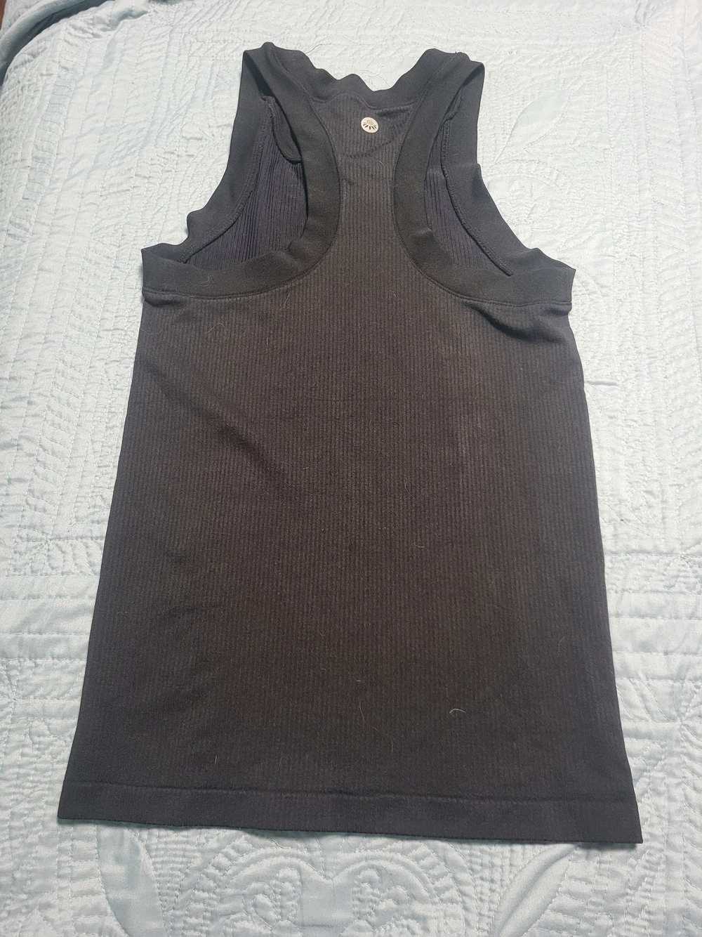 Senita Athletics Bella Ribbed Tank - Black - image 2