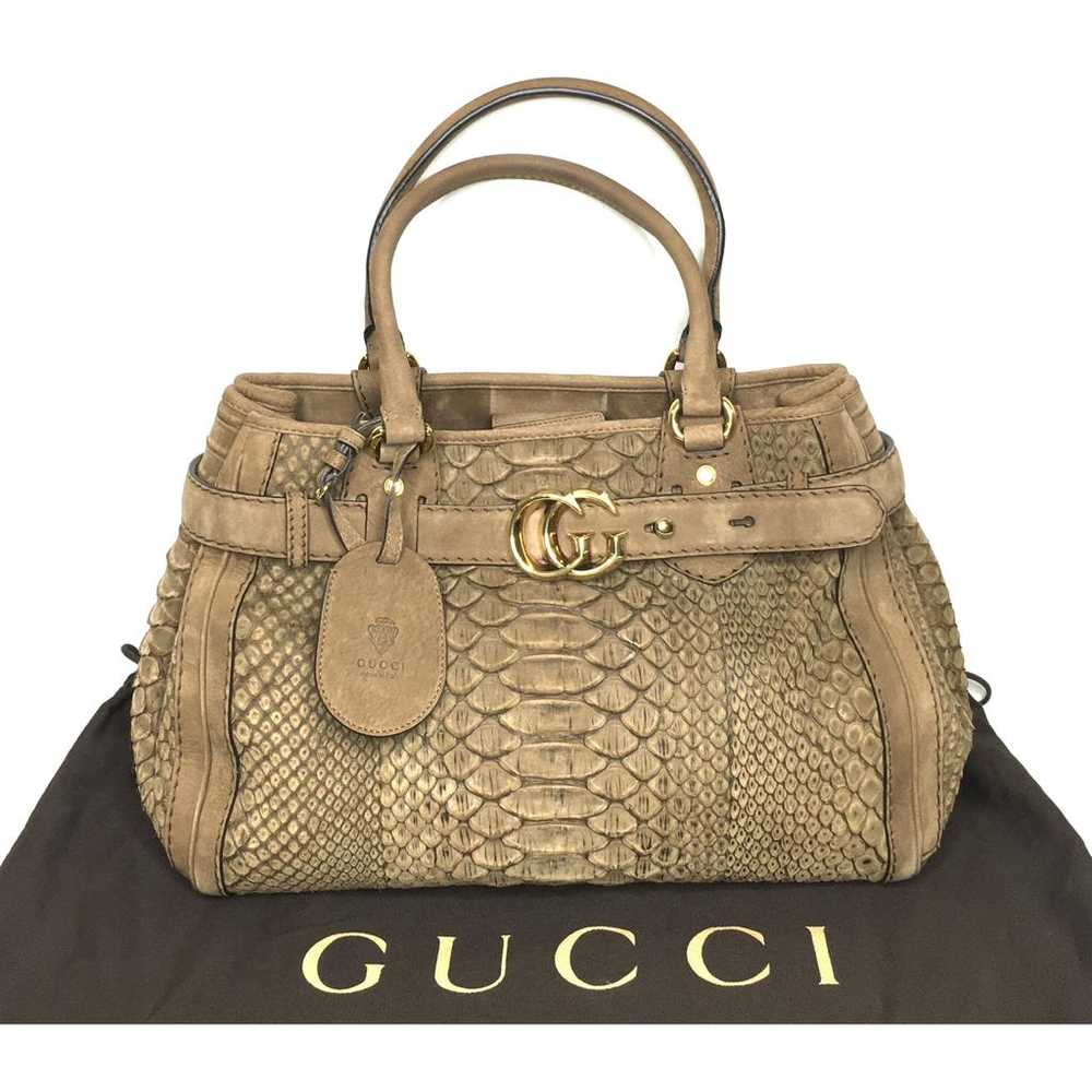 Gucci Leather tote - image 2