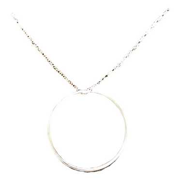 Ginette Ny Circle white gold necklace - image 1