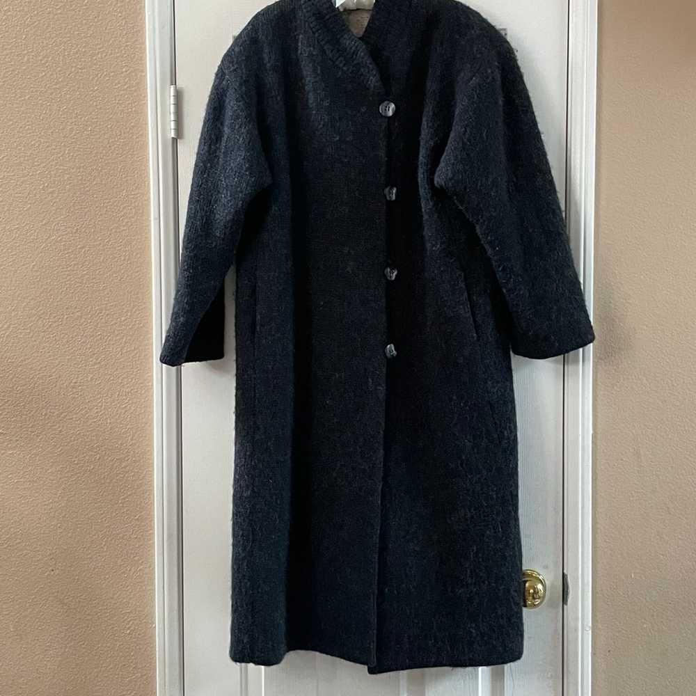 Women's Hilda 100% Wool Coat Size M Made In Icela… - image 2