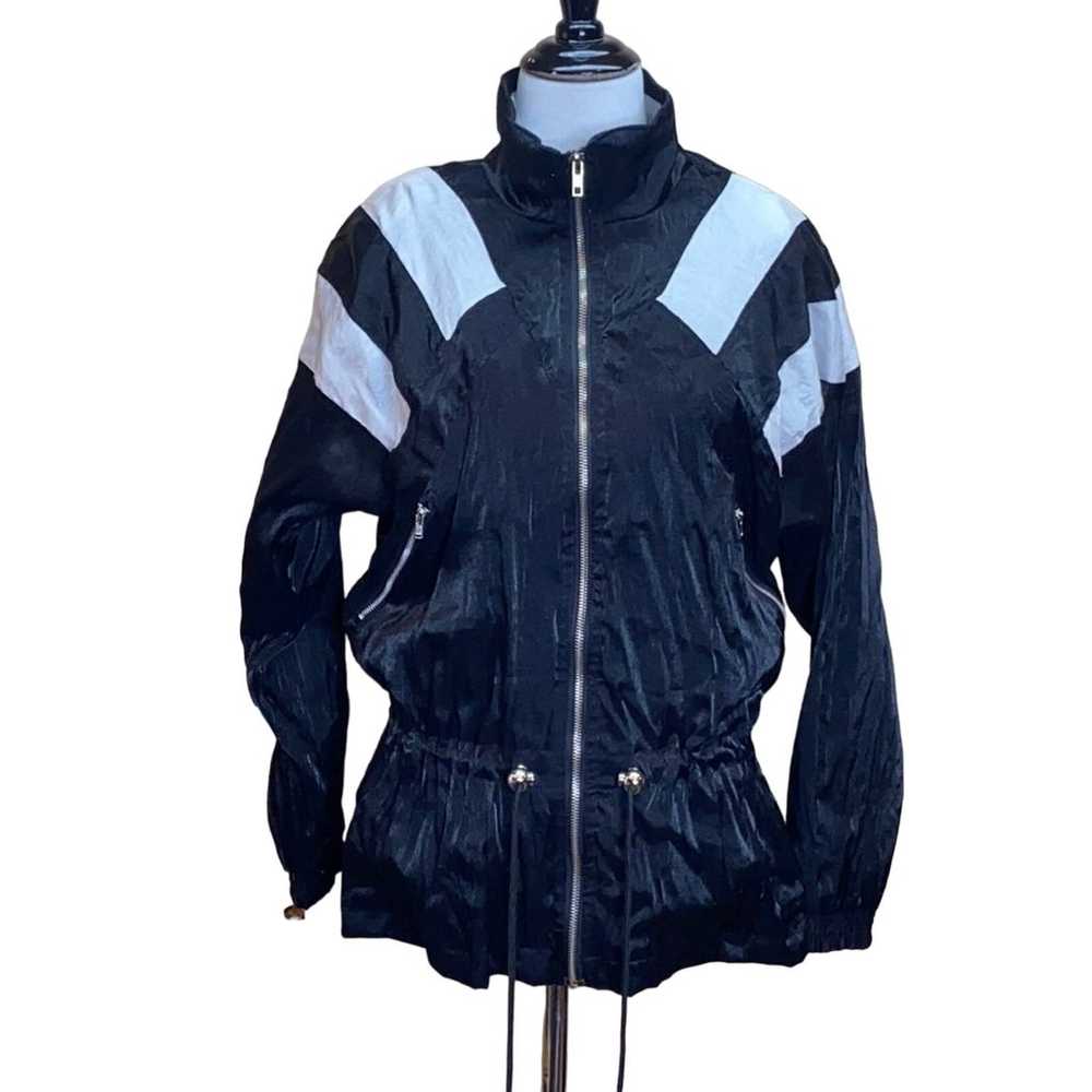 Lavon Vintage 80's Drawstring Zip Jacket - image 1