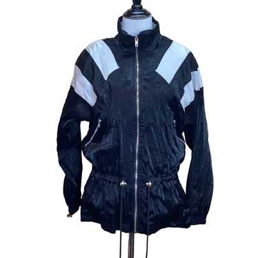 Lavon Vintage 80's Drawstring Zip Jacket