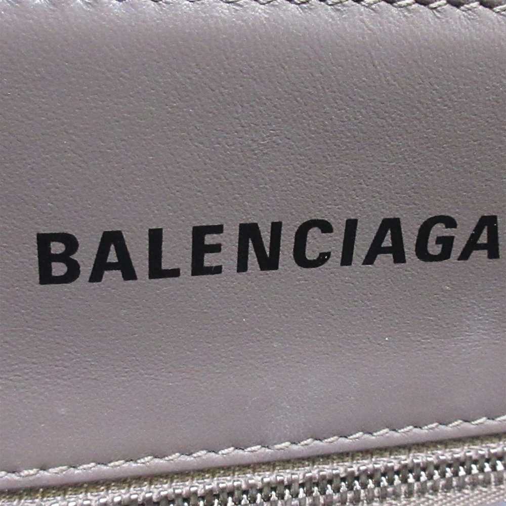 Gray Balenciaga Faux Leather Bistro Panier XS Sat… - image 6