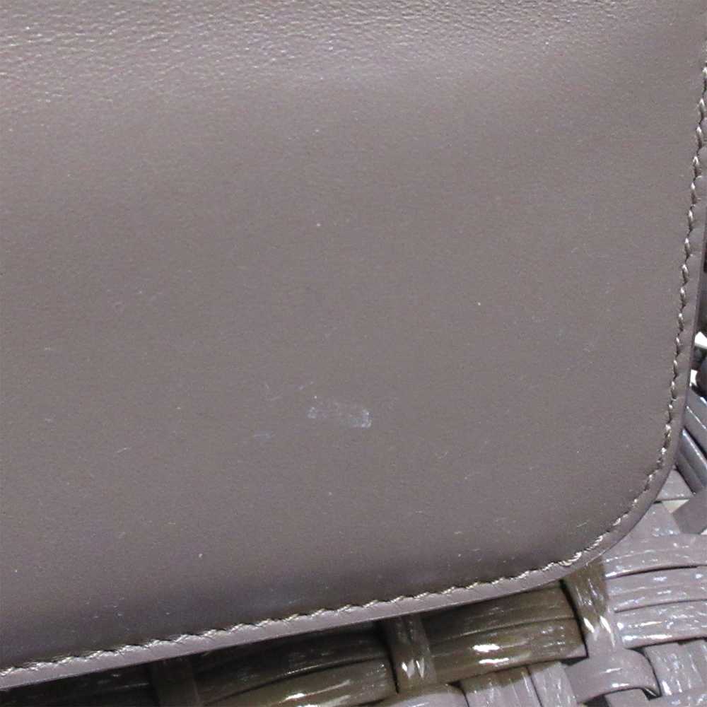 Gray Balenciaga Faux Leather Bistro Panier XS Sat… - image 7