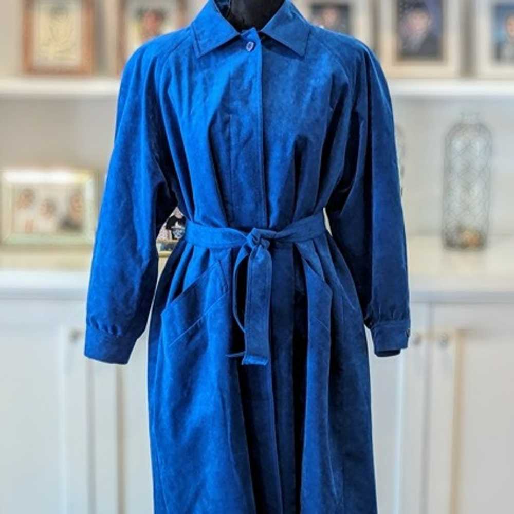 Vintage Womens Count Romi Ultra Suede Cobalt BLUE… - image 1