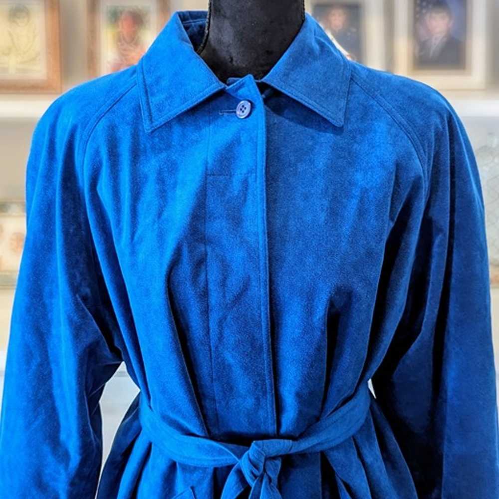 Vintage Womens Count Romi Ultra Suede Cobalt BLUE… - image 2