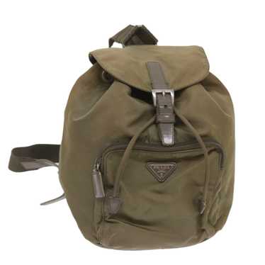 PRADA Backpack Nylon Beige Auth 66139 - image 1
