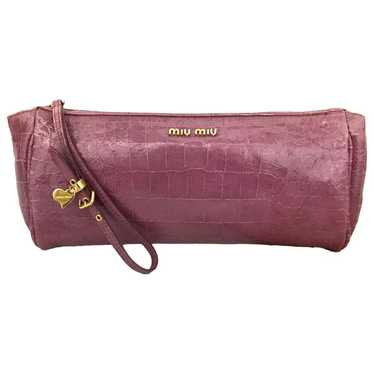 Miu Miu Leather clutch bag