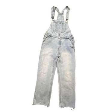 Unif Lightwash Denim Overalls