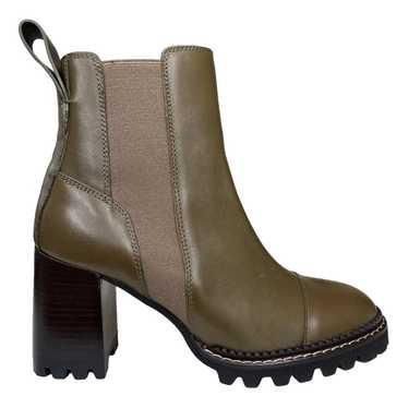 See by Chloé Leather ankle boots