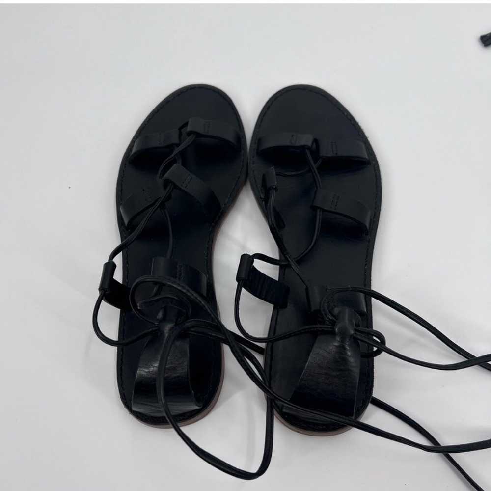 Madewell Sandals Black Leather Size 7.5 - image 10