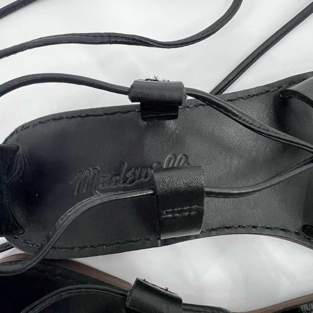 Madewell Sandals Black Leather Size 7.5 - image 8