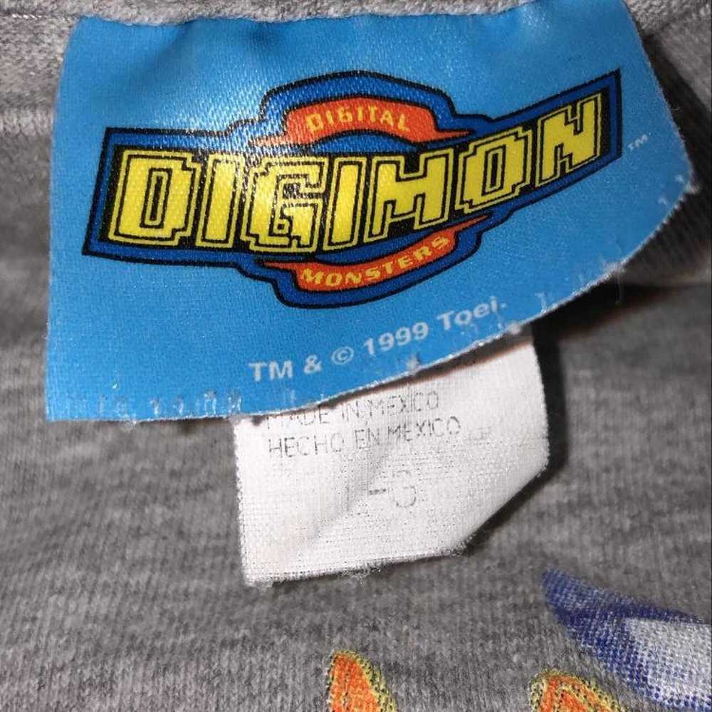 Nintendo × Vintage 1999 DIGIMON t-shirt Anime Car… - image 2