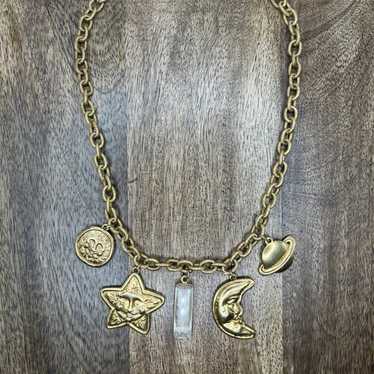 Vintage rare JJ Jonette Jewelry celestial charm ne