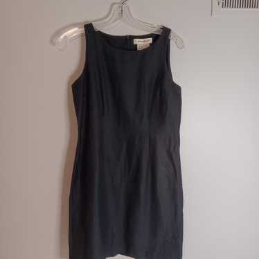 Vintage Eddie Bauer Silk Linen Sheath Dress Sz 4 P