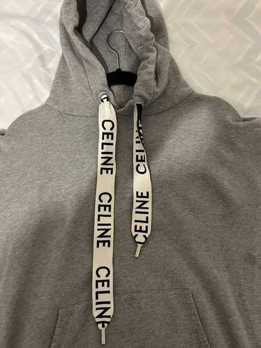 し*野様 CELINE LOOSE HOODIE IN COTTON FLEEC CELINE LOOSE HOODIE IN COTTON FLEECE - BLACK | CELINE