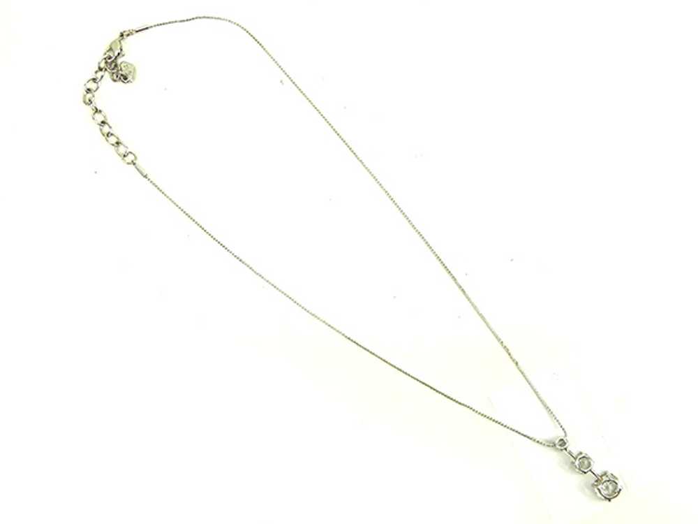 [Japan Used Necklace] Spring Swarovski Necklace A… - image 3