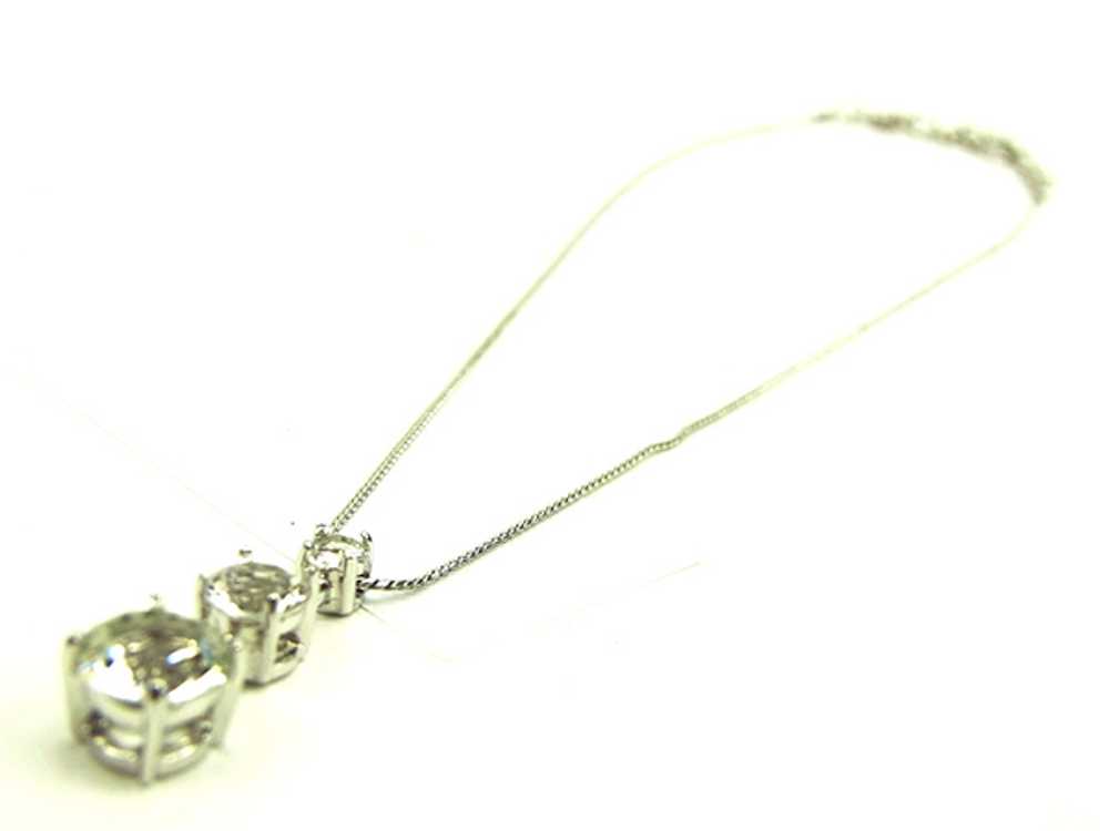 [Japan Used Necklace] Spring Swarovski Necklace A… - image 4