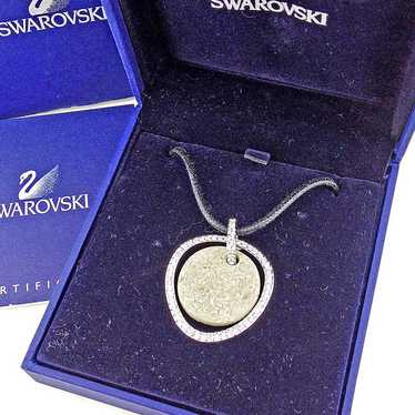 [Japan Used Necklace] Spring Swarovski Necklace P… - image 1