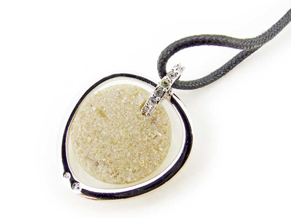 [Japan Used Necklace] Spring Swarovski Necklace P… - image 5