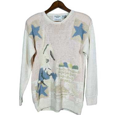Vintage Marisa Christina Handknit Holiday Sweater 