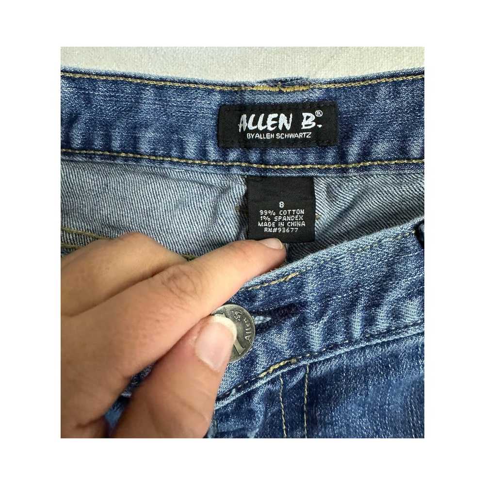 Allen B Woman's Straight Dark Wash Jeans Size 8 - image 3