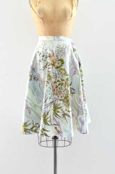 1950s Printed Skirt