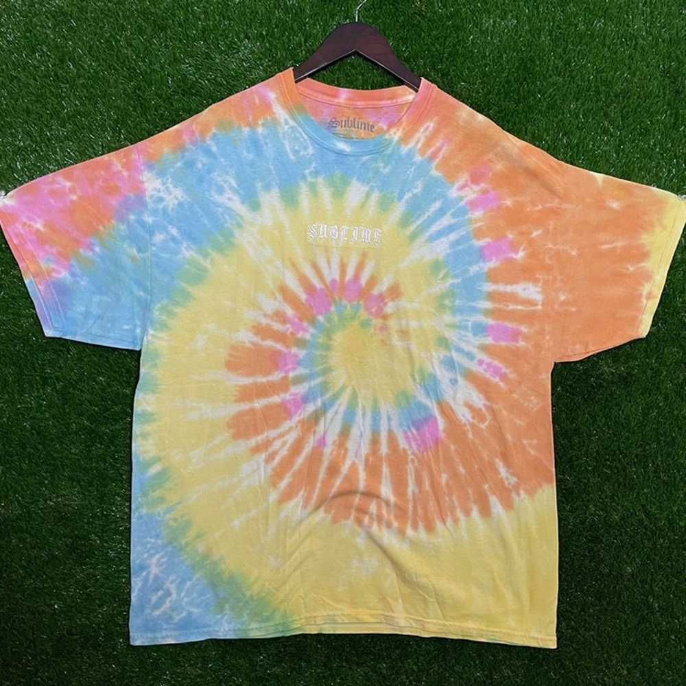 Sublime tie-dye T-shirt size XXL - image 1