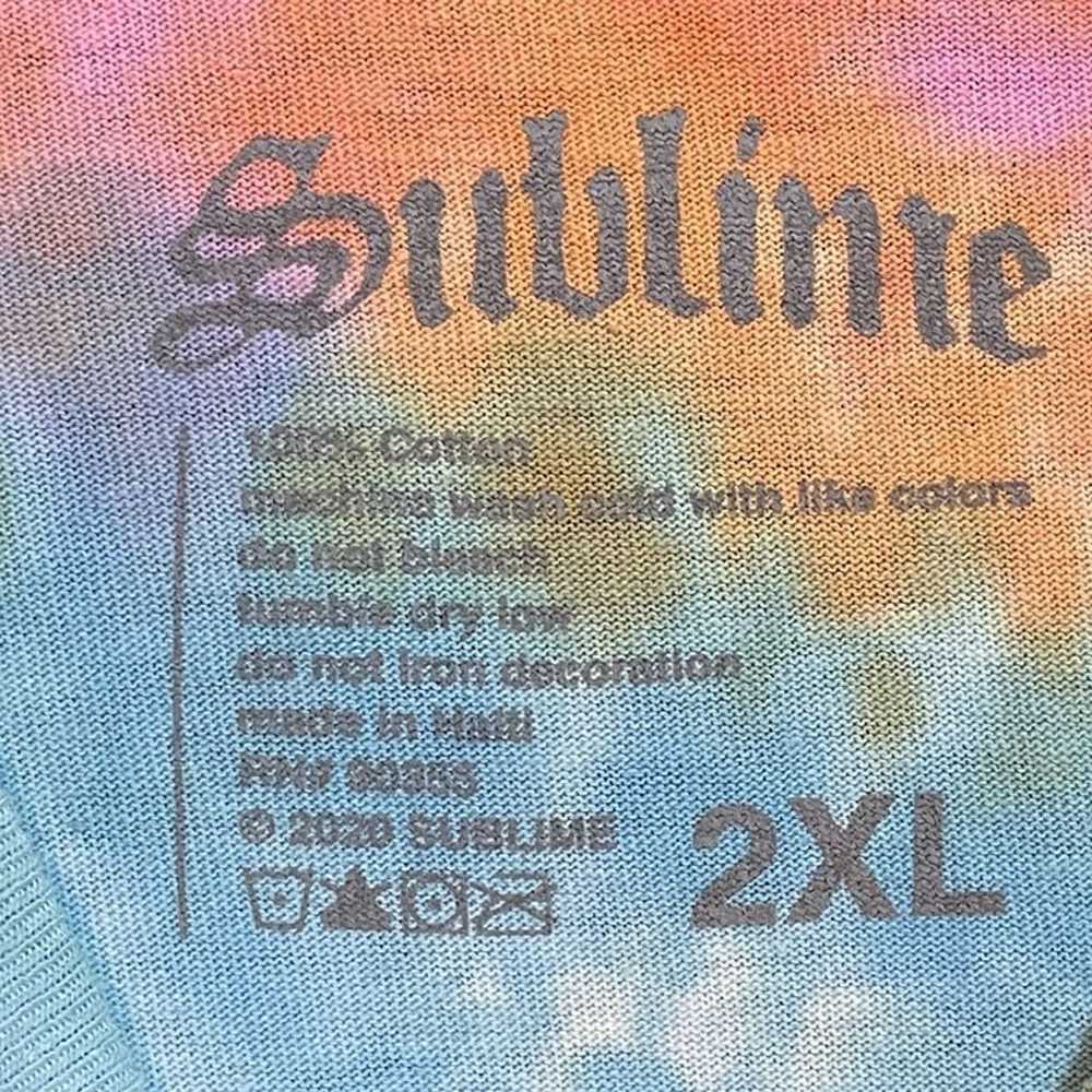 Sublime tie-dye T-shirt size XXL - image 3