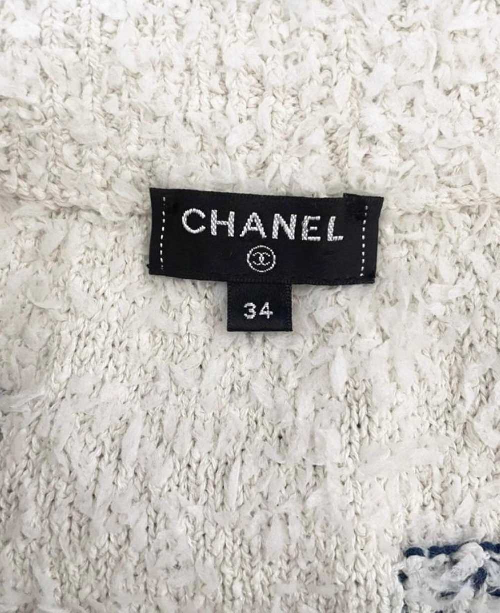 Product Details Chanel White Logo Tweed Mini Skirt - image 7