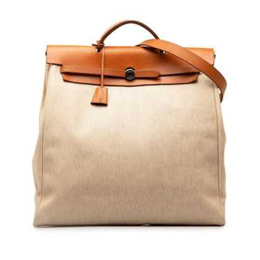 Hermès Herbag leather crossbody bag