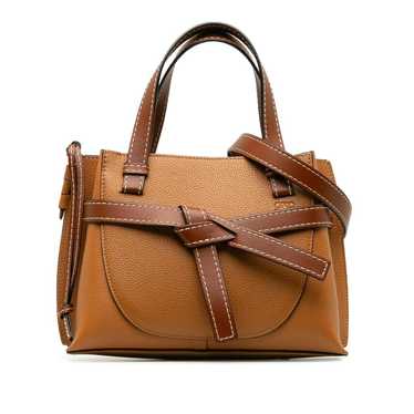 Loewe Gate Top Handle leather crossbody bag