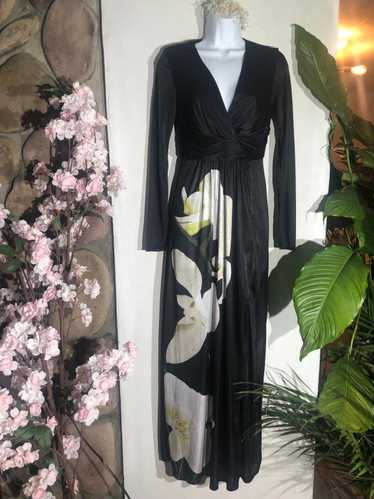 Designer Altuzarra vintage black Dress with white 
