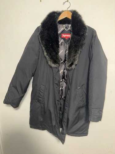 supreme コート　Fur Collar Tweed Coat Supreme Fur Collar Car Coat (FW22) - $498