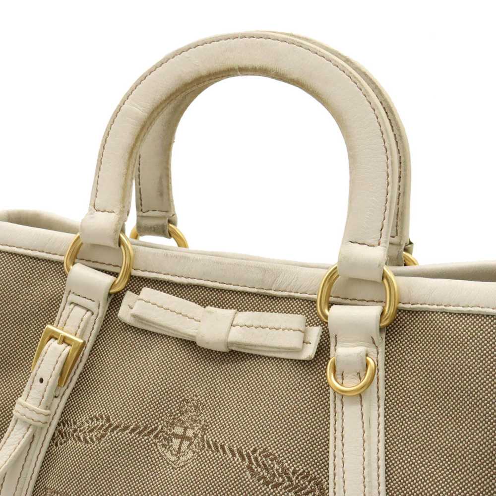 [Japan Used Bag] Bag Prada Logo Jacquard Ribbon T… - image 8
