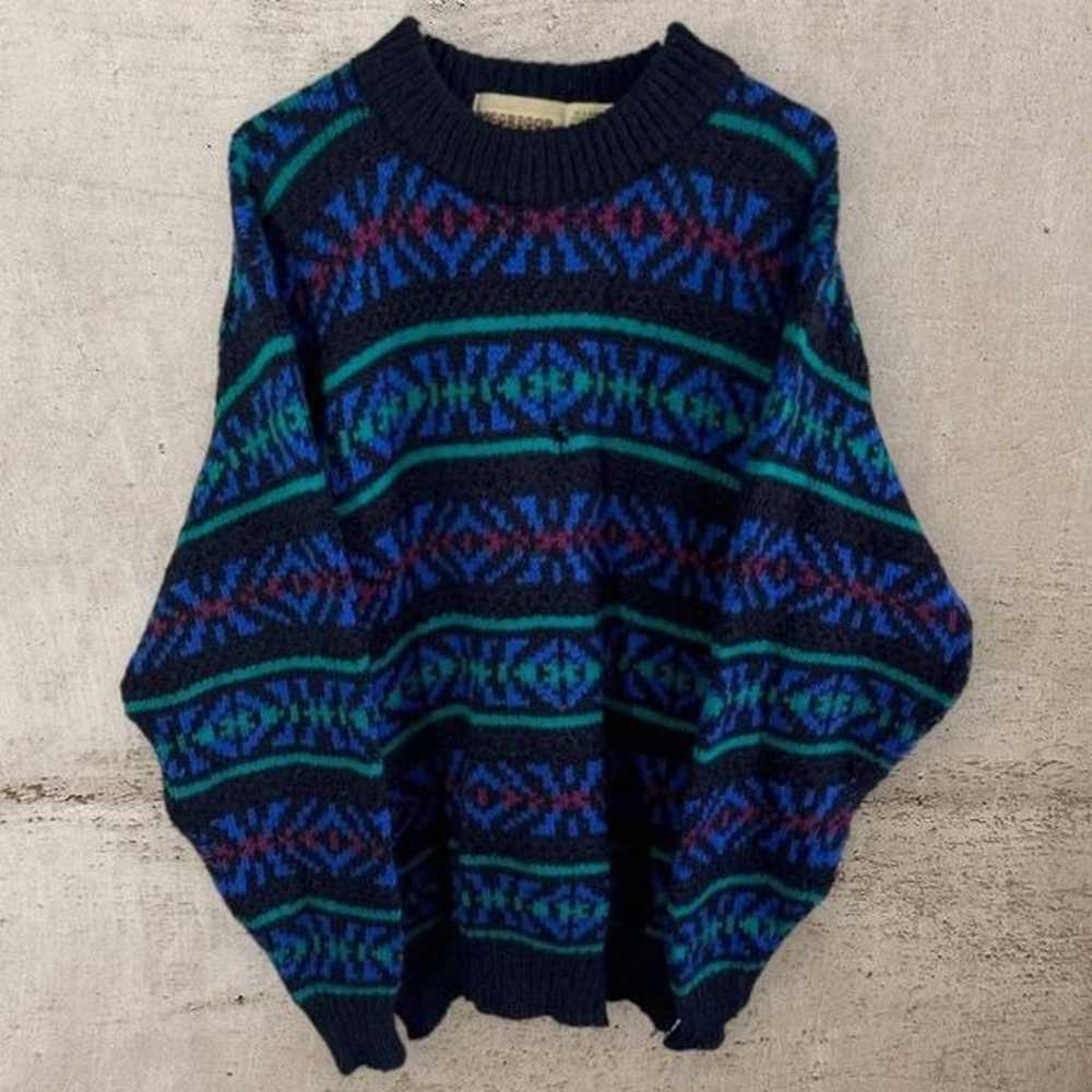 Mens True 90s Style Grandpa Sweater Size XL - image 1