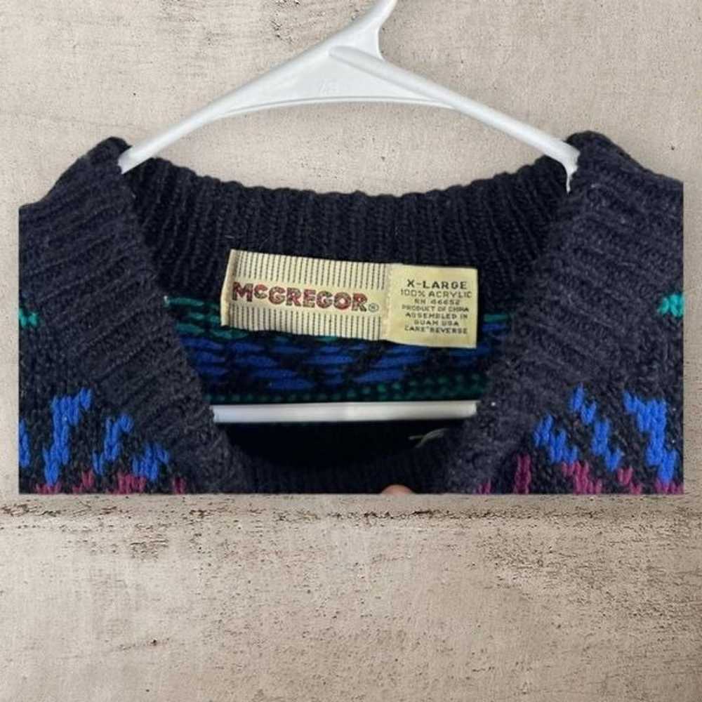 Mens True 90s Style Grandpa Sweater Size XL - image 4