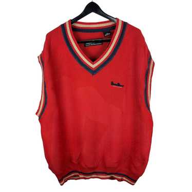Vintage 90s Pelle Pelle Red Streetwear Knitted Pul