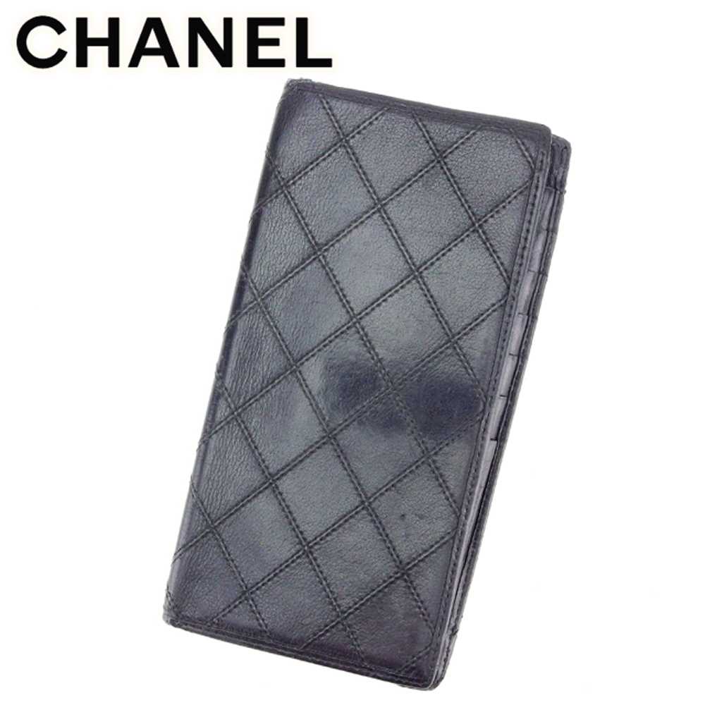 [Japan Used Wallet] Rakuten Superchanel Bifold Bi… - image 1